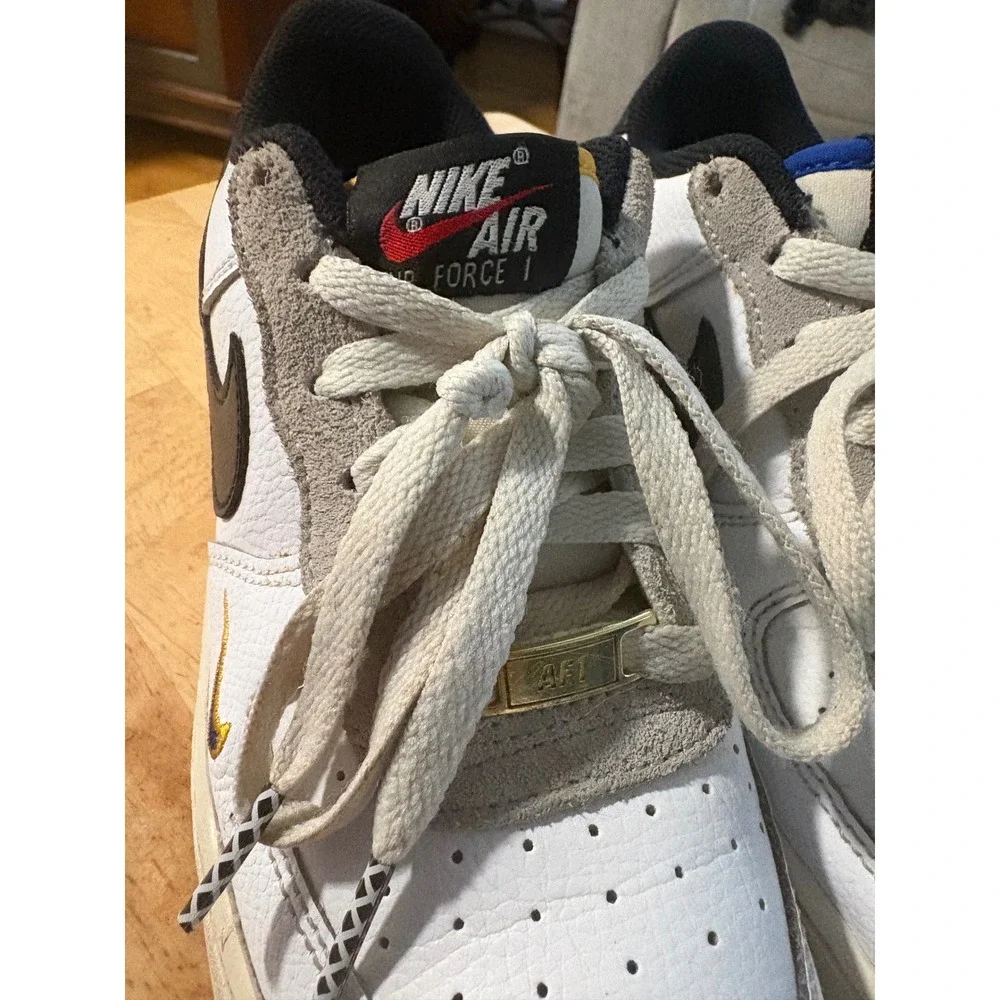 Nike Air Force 1 Low Swingman Ken Griffey Jr Sr White Black‎ DJ5192-100 Kids